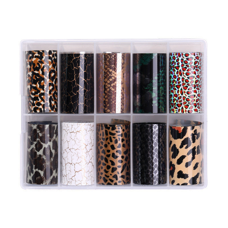 Nail Sticker Snake Paper Starry Sky-4