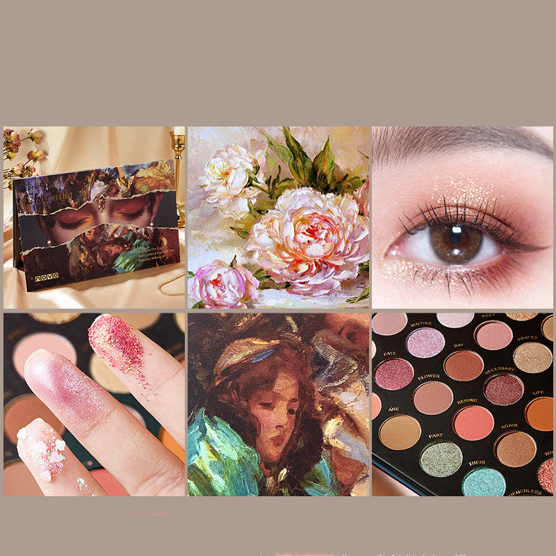 Pearly Earth Color Multi-color Eyeshadow Palette-4