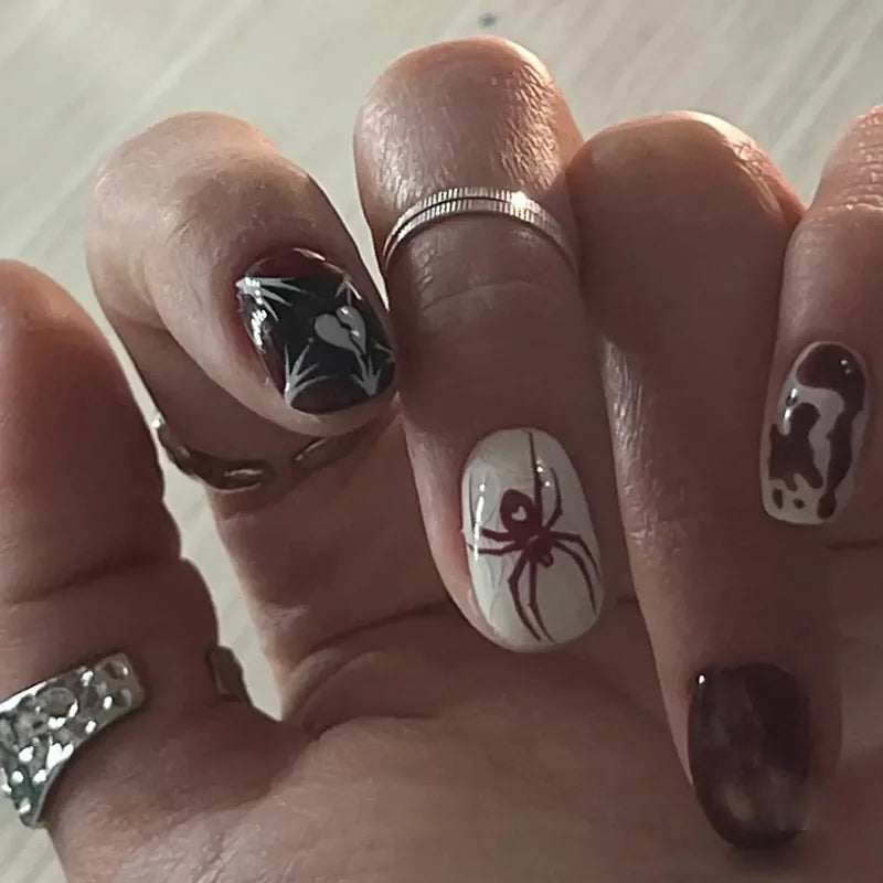 Pumpkin & Ghost Press-On Nails-8