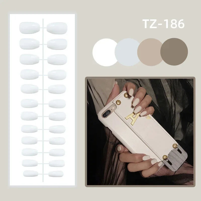 Qsezeny Glam Butterfly Press-On Nails-15