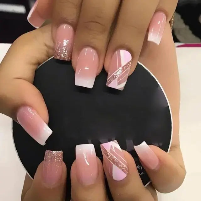 Blue Flame Love Press-On Nails-65