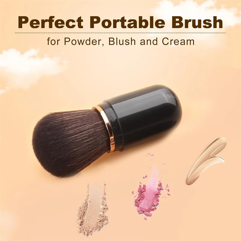 Retractable Kabuki Brush for Travel-3