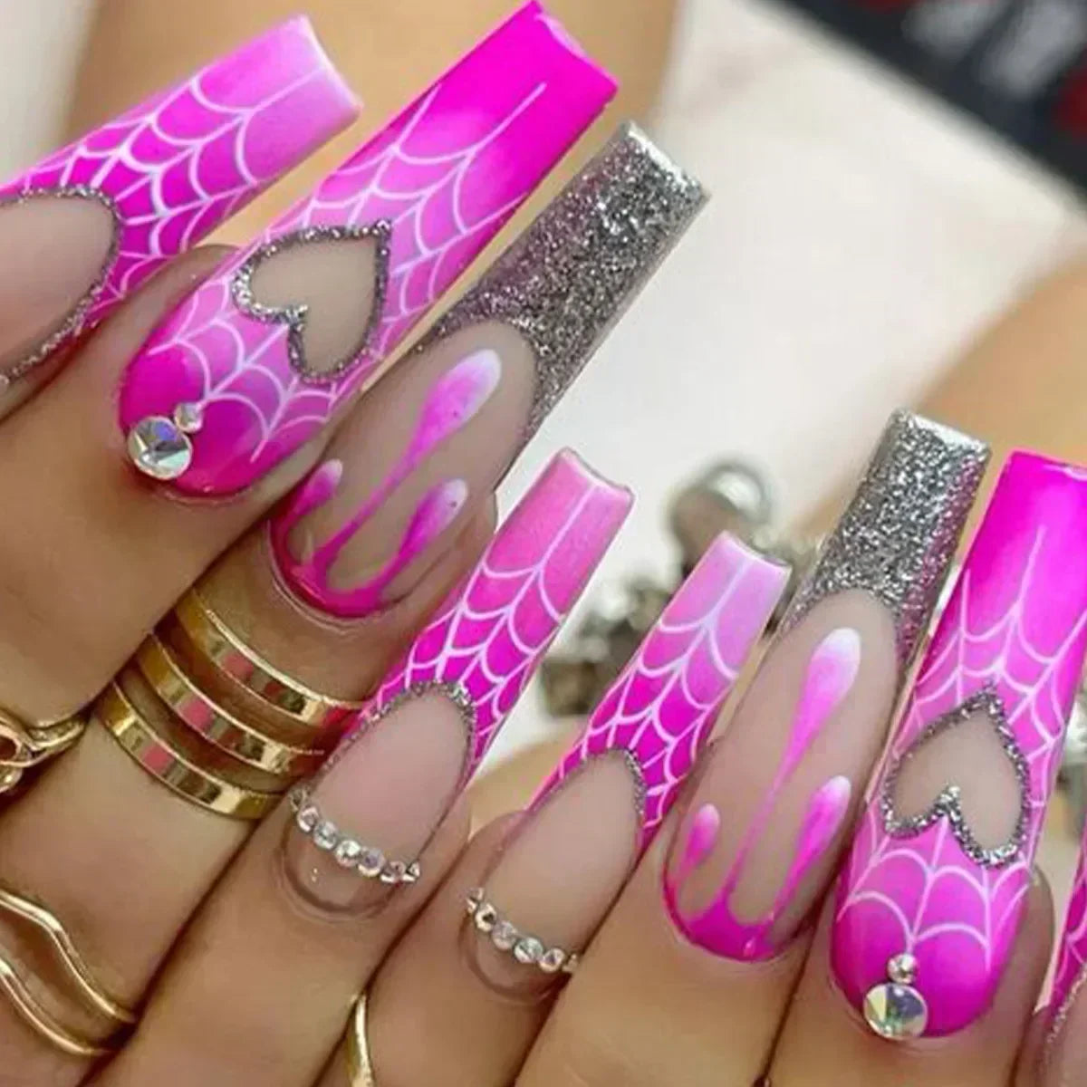 Chic Noir Ballerina Press-On Nails-47