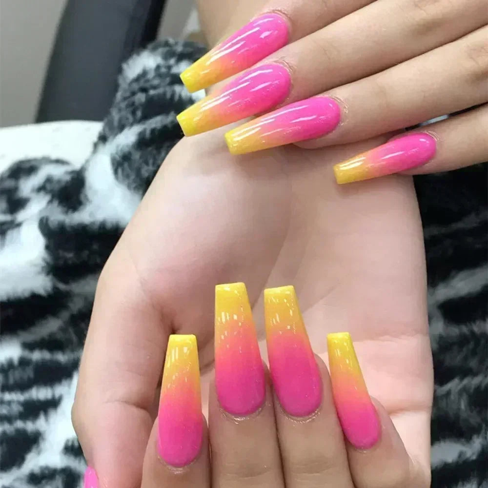 Chic Noir Ballerina Press-On Nails-40