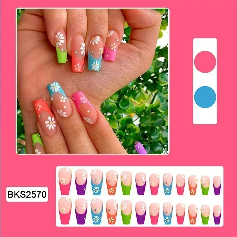 Chic Noir Ballerina Press-On Nails-36