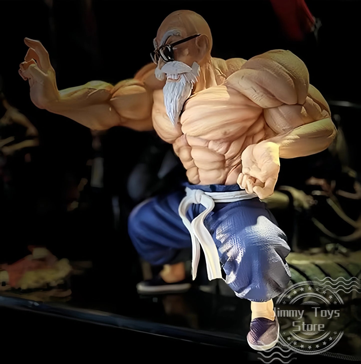 Anime Dragon Ball Muscle Master Roshi Figure-4