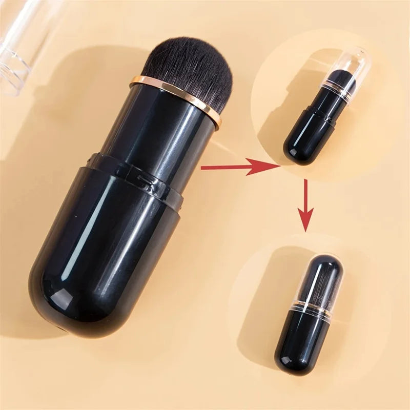 Retractable Kabuki Brush for Travel-2