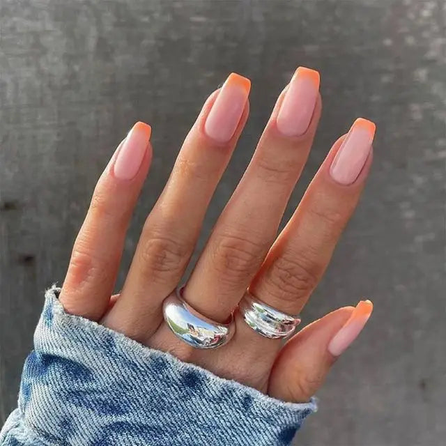 Blue Flame Love Press-On Nails-31