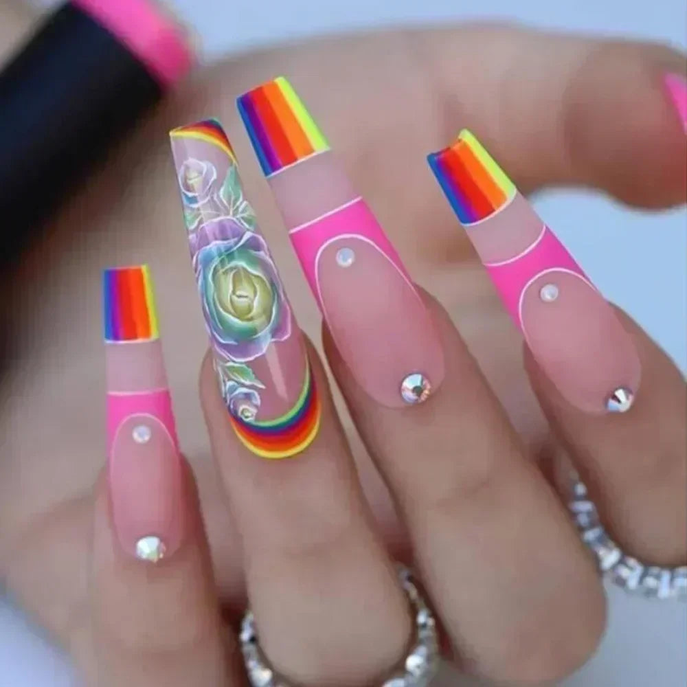 Chic Noir Ballerina Press-On Nails-35