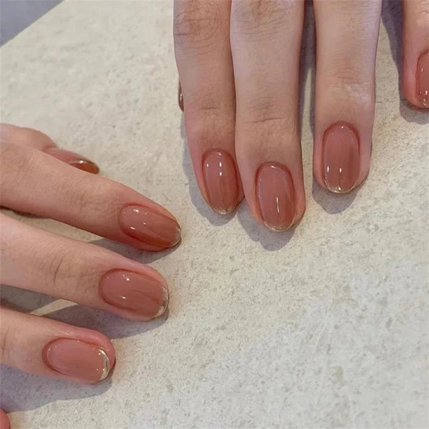 Vibrant Ballerina Nail Tips Set-54