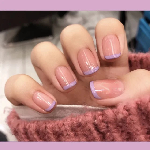 Blue Flame Love Press-On Nails-47