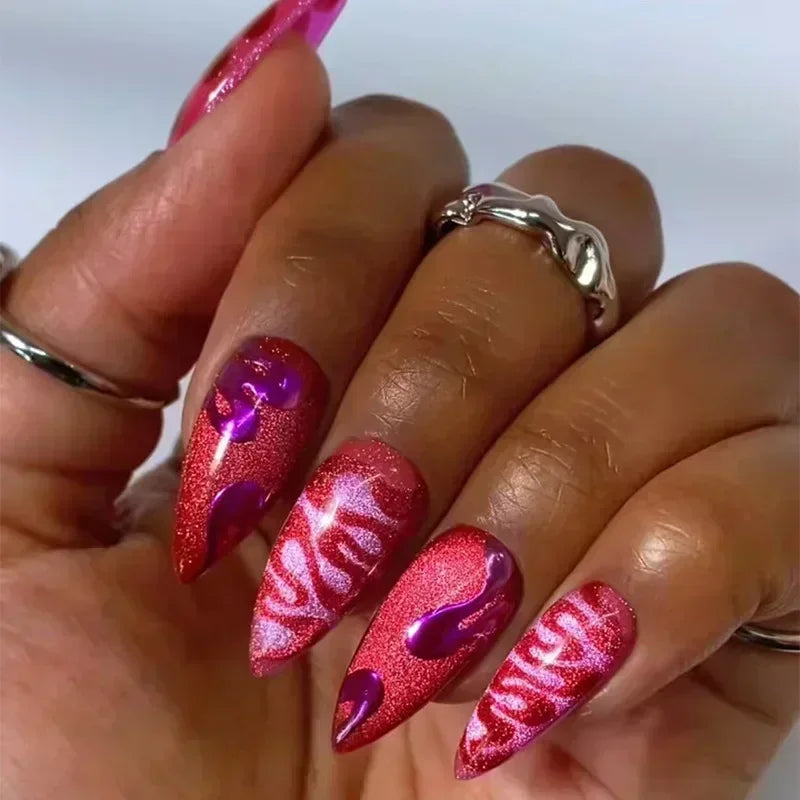 Stiletto Press-On Nails Set-29