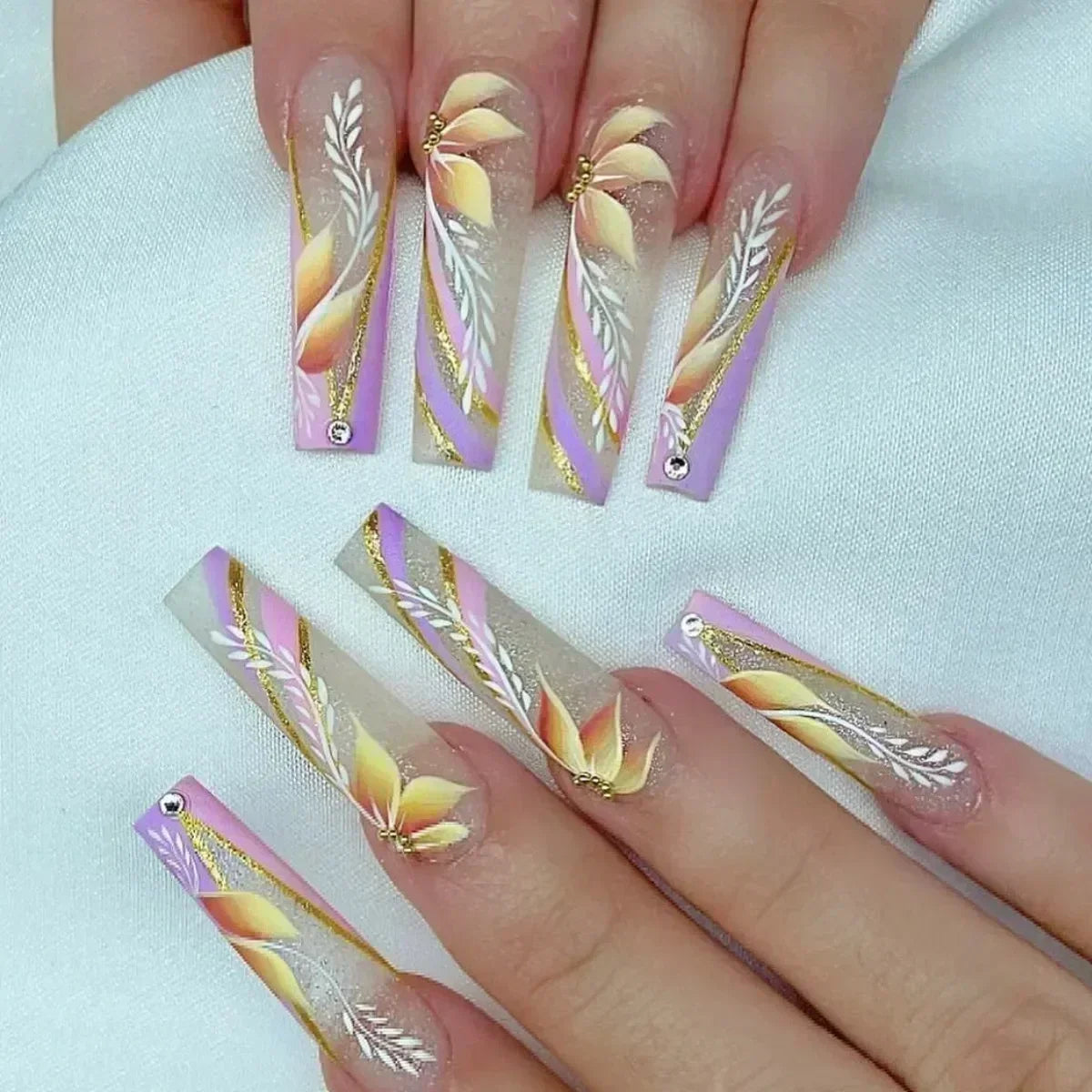 Chic Noir Ballerina Press-On Nails-42
