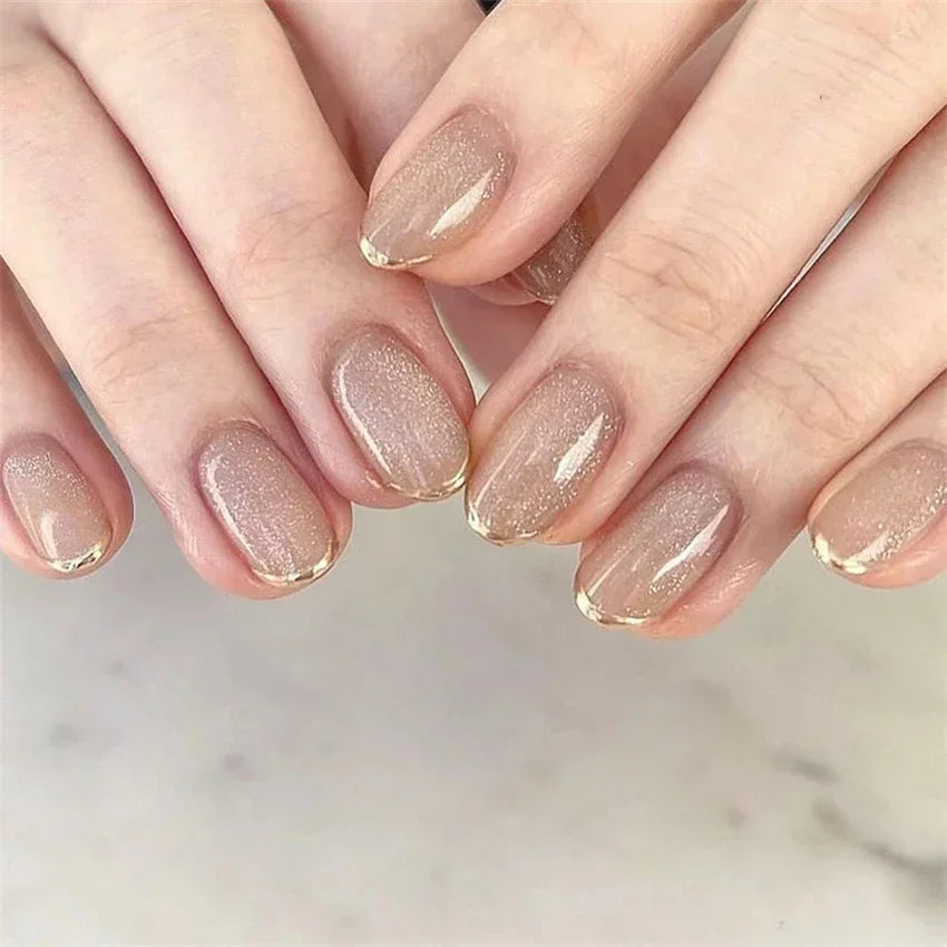Vibrant Ballerina Nail Tips Set-48