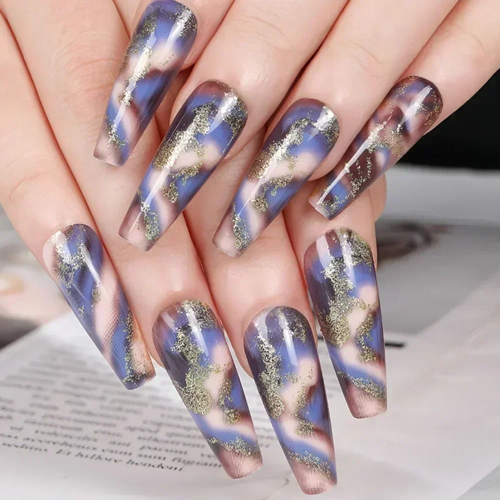 Chic Noir Ballerina Press-On Nails-33