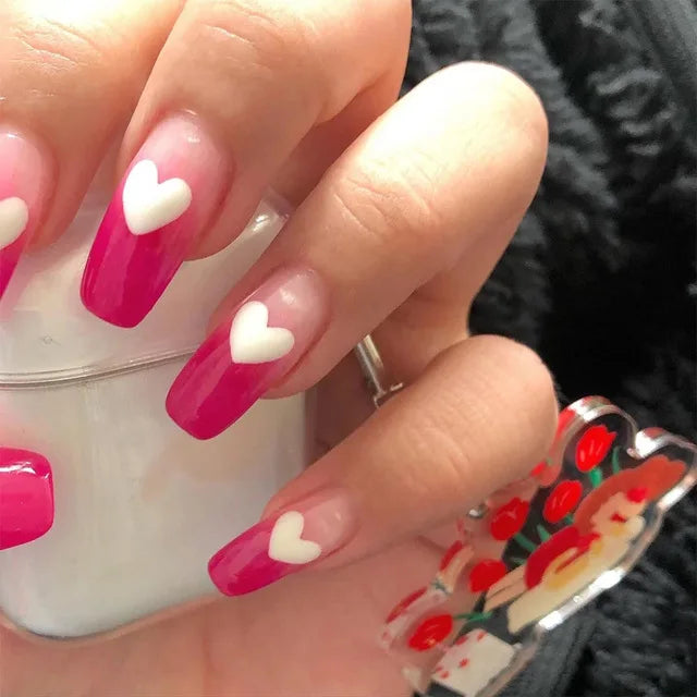Blue Flame Love Press-On Nails-36