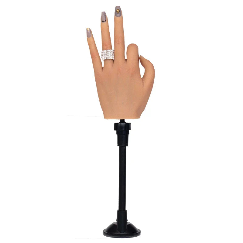 Silicone Nail Practice Hand-1