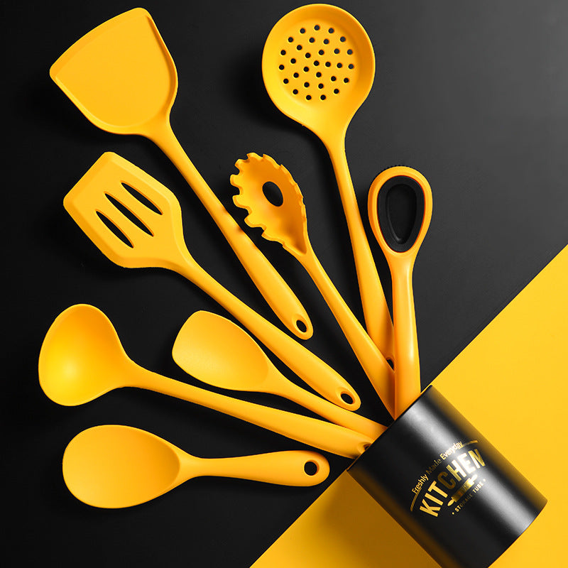 Silicone and Nylon Nonstick Kitchen Utensil Set-4