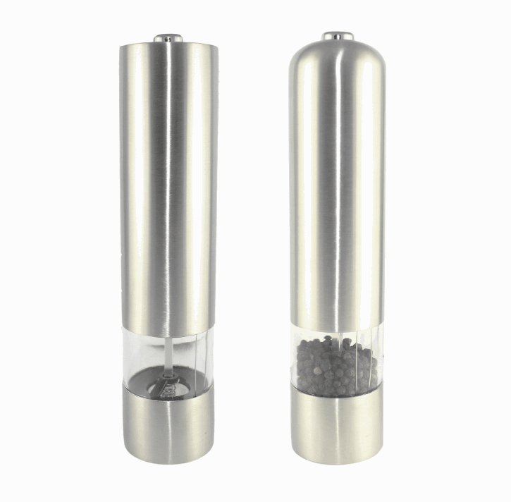 Sleek Electric Stainless Steel Spice Grinder for Effortless Flavor-0