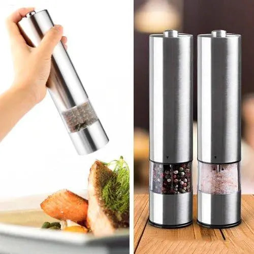 Sleek Electric Stainless Steel Spice Grinder for Effortless Flavor-4
