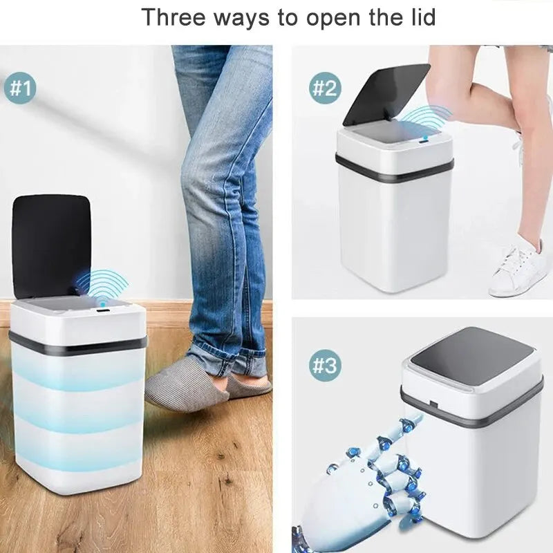 Smart Touch Kitchen Trash Bin 13L-2