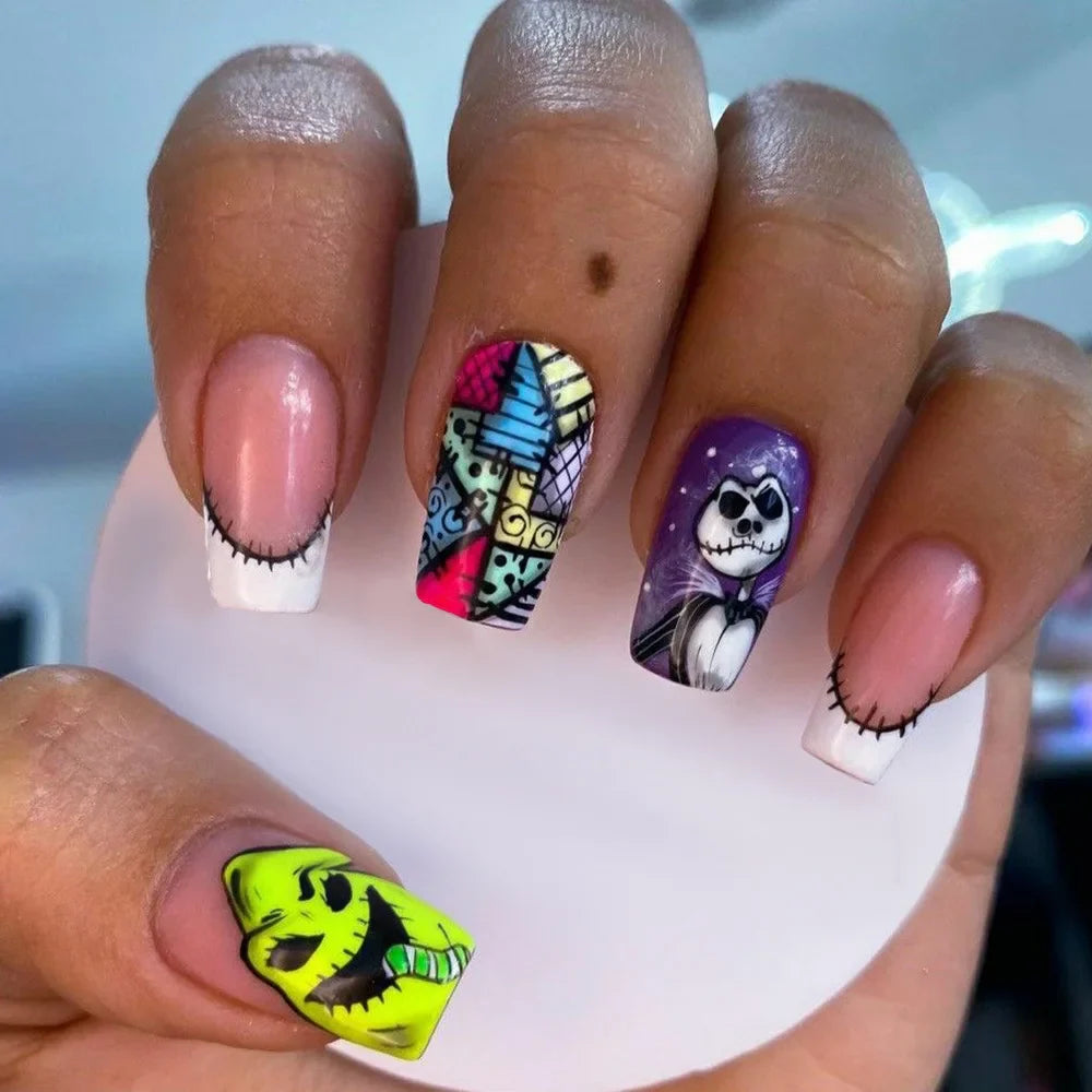 Spooky Clown & Witch Nail Kit-0