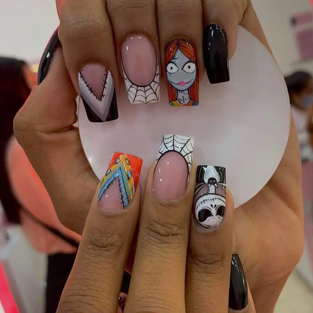 Spooky Clown & Witch Nail Kit-1