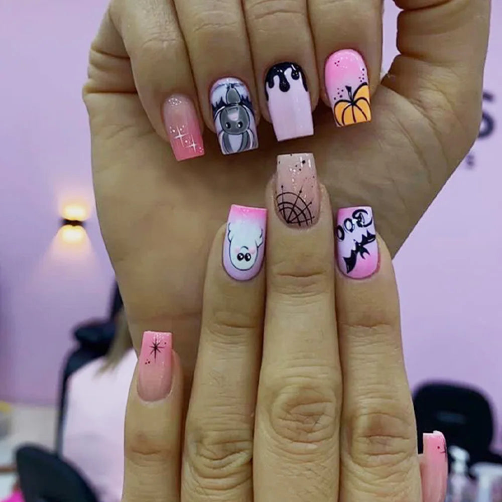 Spooky Clown & Witch Nail Kit-2