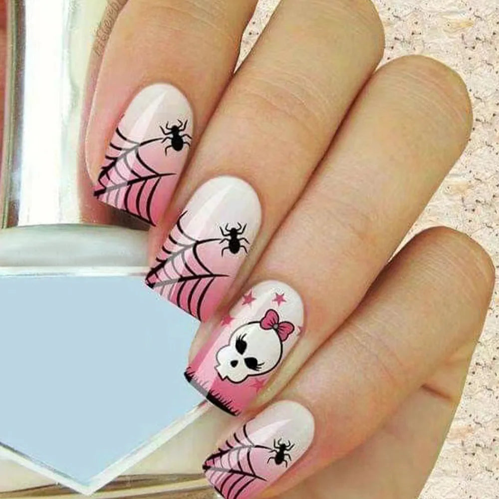 Spooky Clown & Witch Nail Kit-4