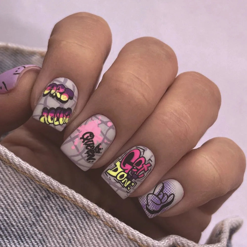 Spooky Clown & Witch Nail Kit-5