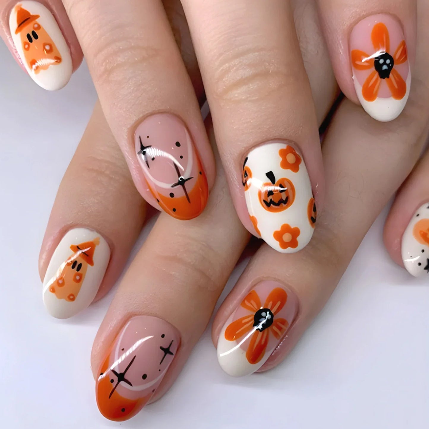 Spooky Clown & Witch Nail Kit-8