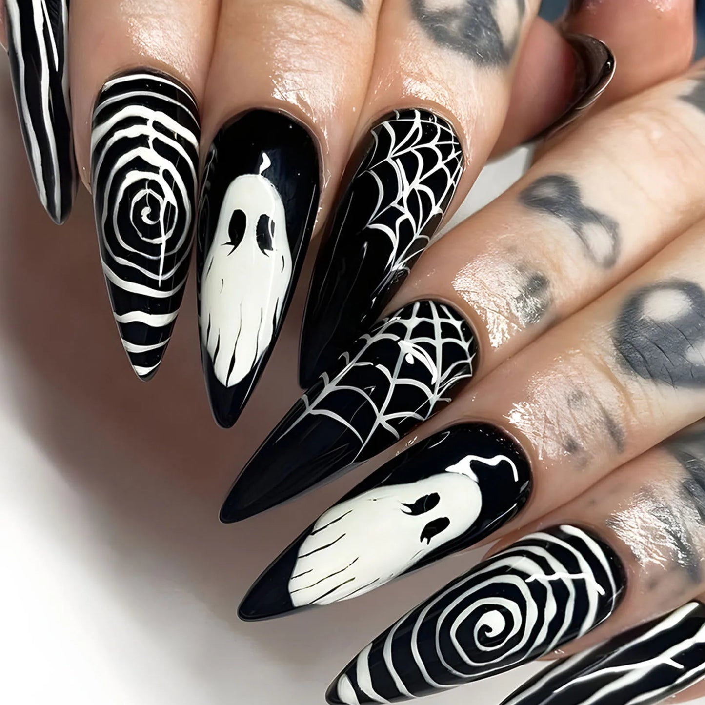 Spooky Clown & Witch Nail Kit-11