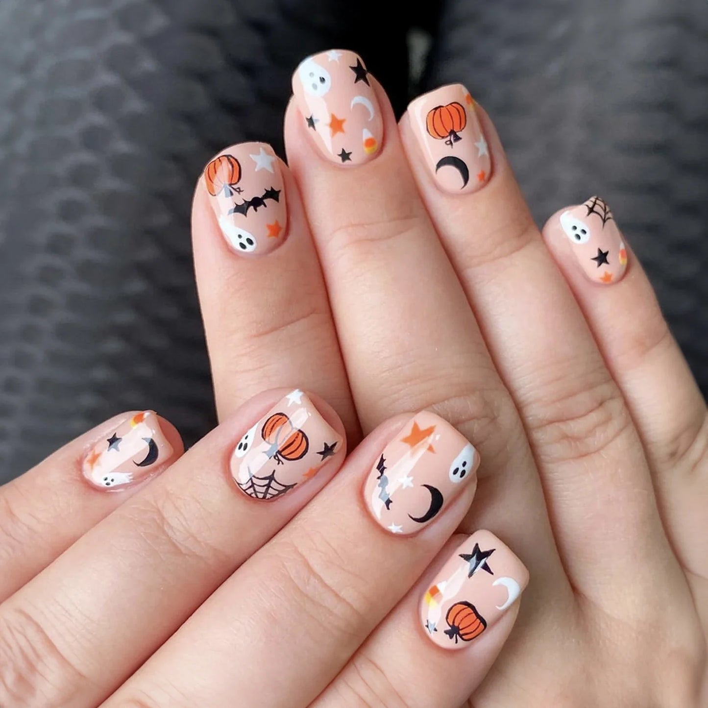 Spooky Clown & Witch Nail Kit-12