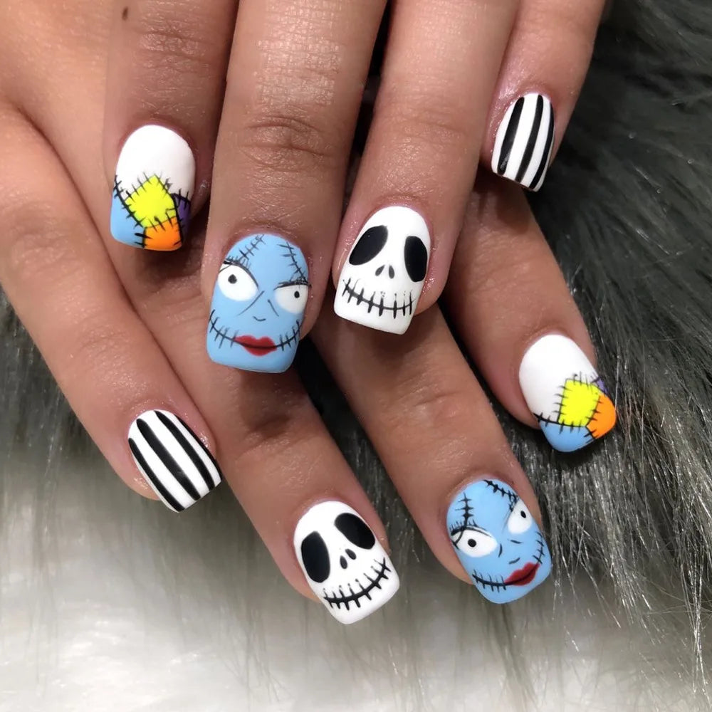 Spooky Clown & Witch Nail Kit-15