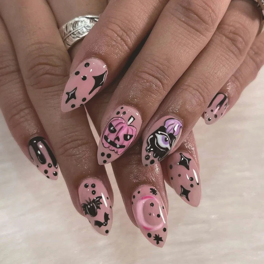 Spooky Clown & Witch Nail Kit-16