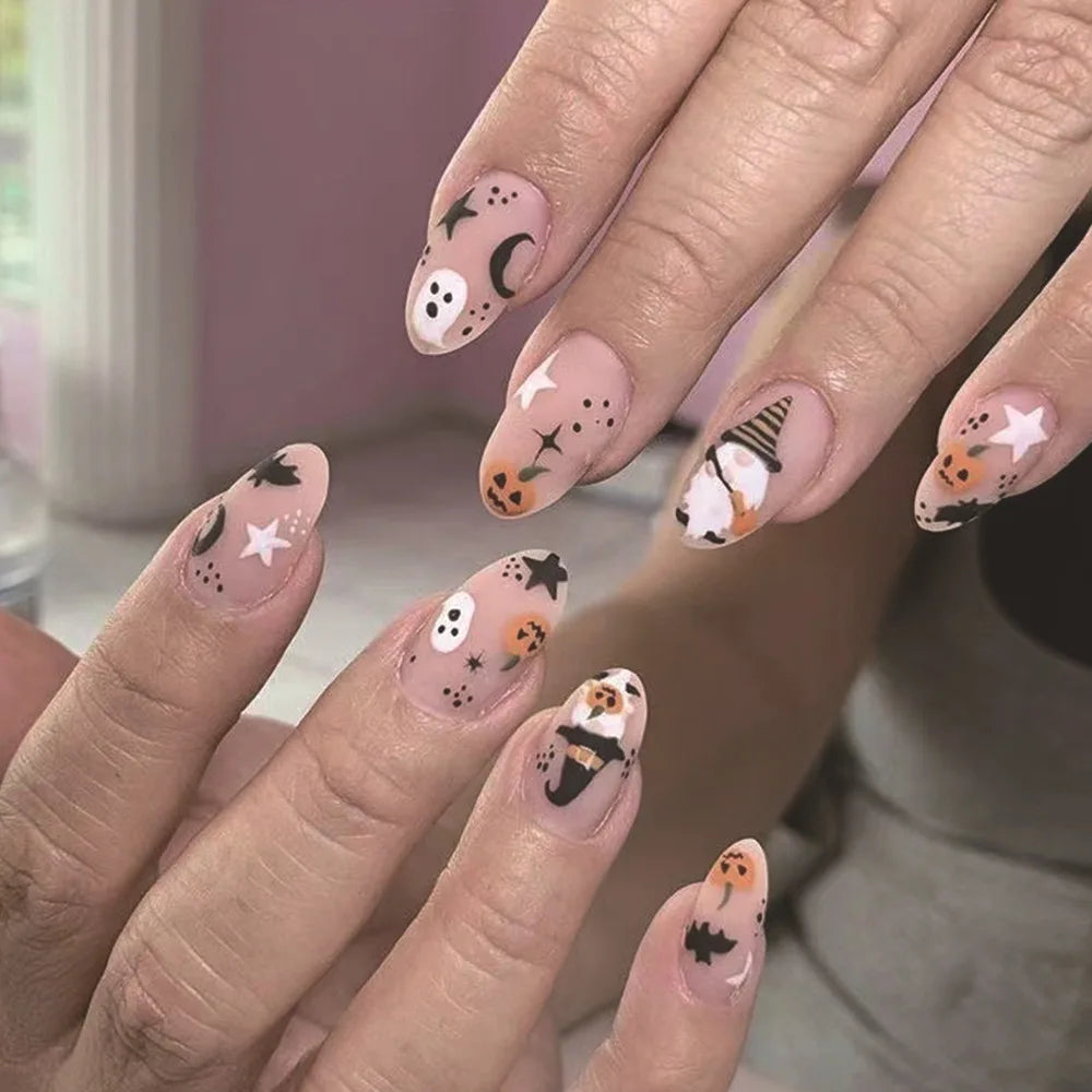 Spooky Clown & Witch Nail Kit-18