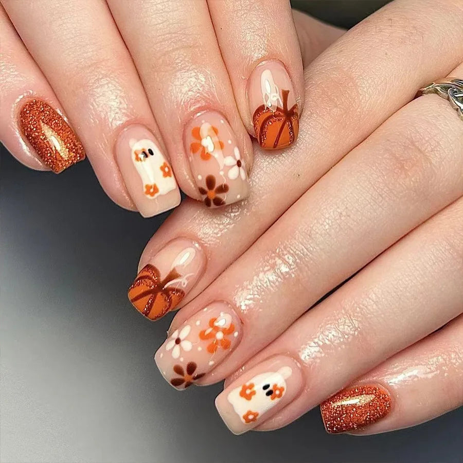 Spooky Press-On Nails-16