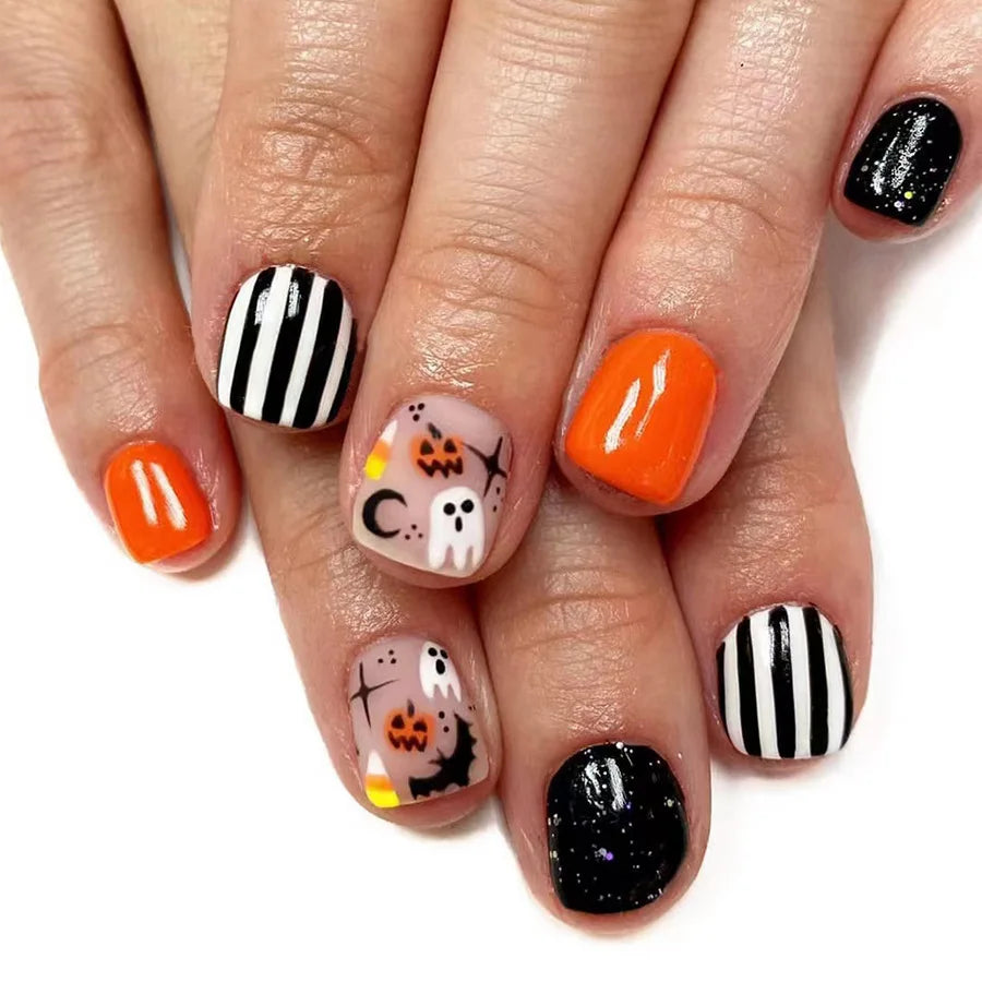 Spooky Press-On Nails-18