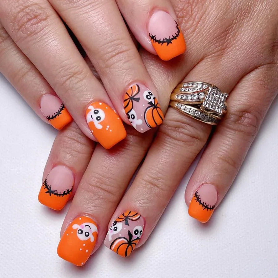 Spooky Press-On Nails-22