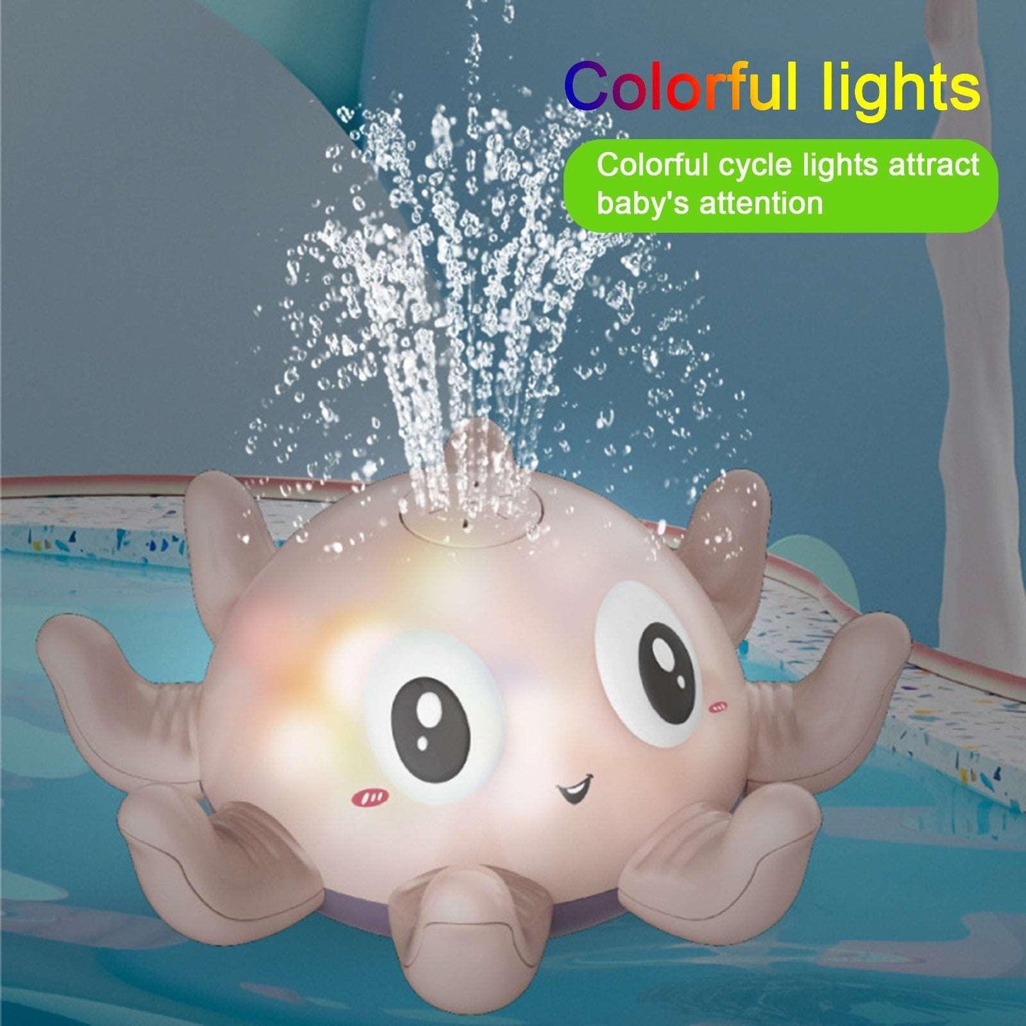 Spray Water Octopus Bath Toy-1