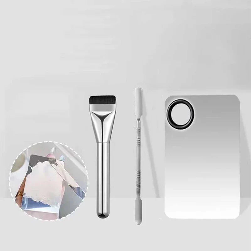 Stainless Steel Makeup Mixing Palette Set-10