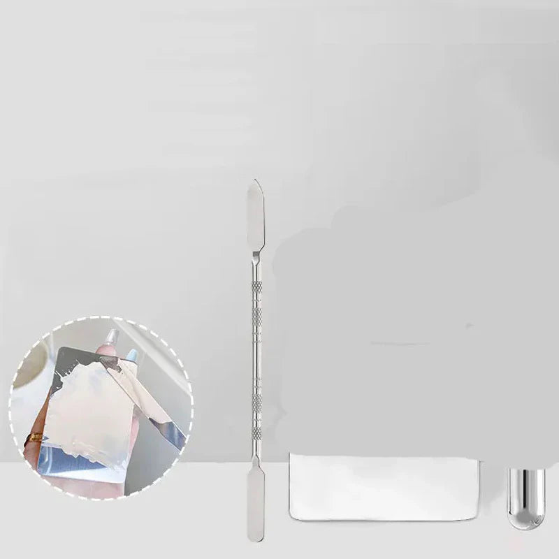 Stainless Steel Makeup Mixing Palette Set-5