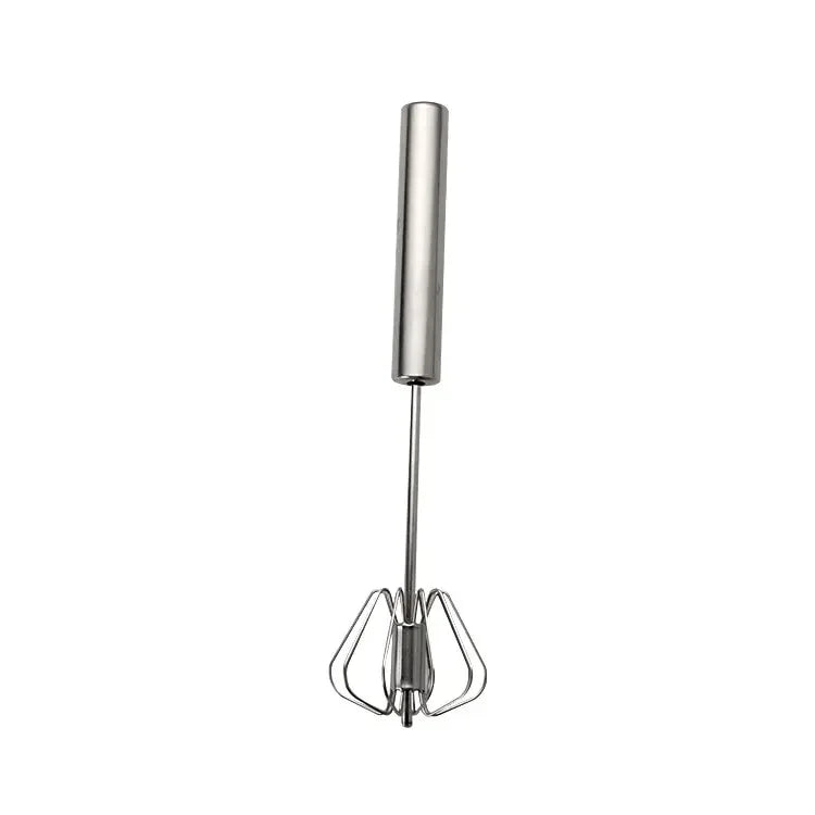 Stainless Steel Rotary Whisk with Wood Handle-7