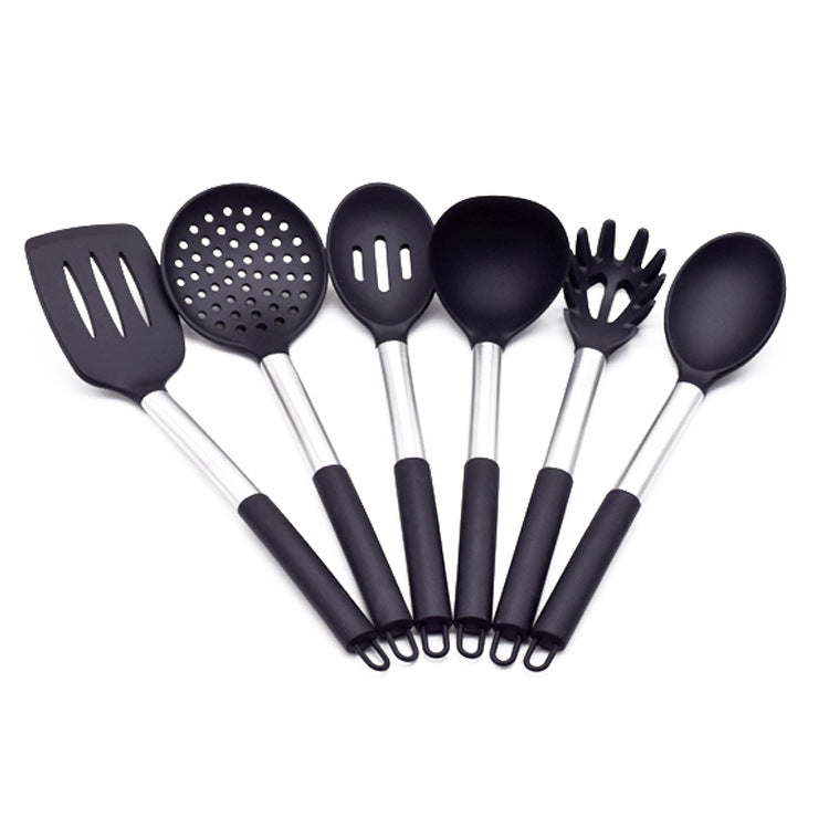 Stainless Steel Silicone Kitchen Utensil Set-4