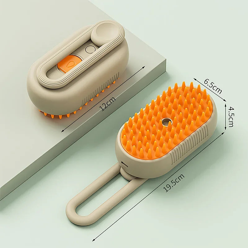 Steam Grooming Brush for Pets-7