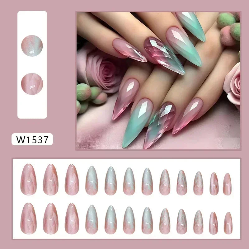 Stiletto Press-On Nails Set-6