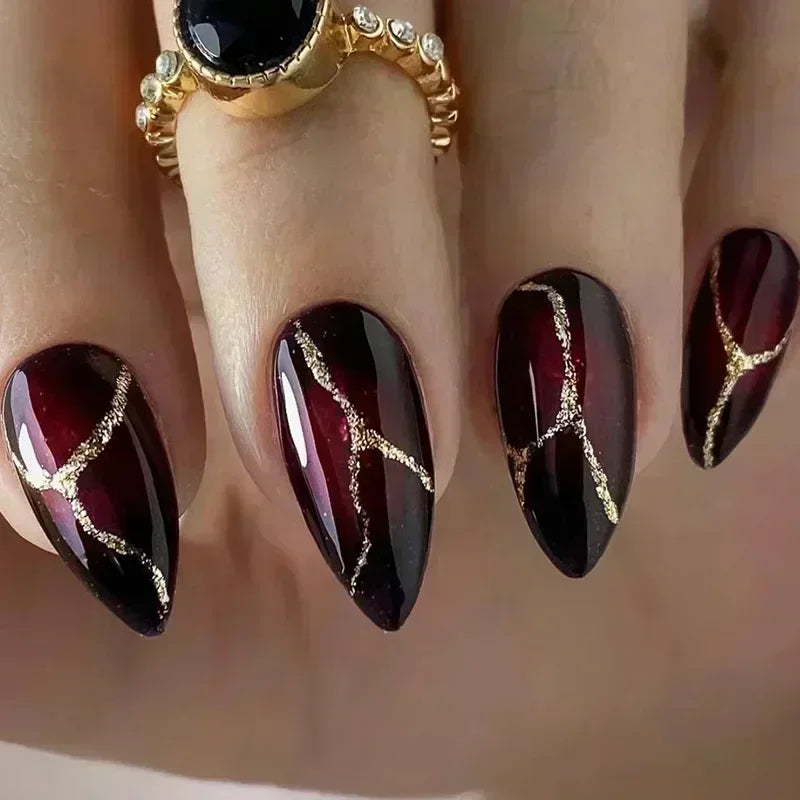 Stiletto Press-On Nails Set-14