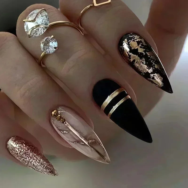 Stiletto Press-On Nails Set-27