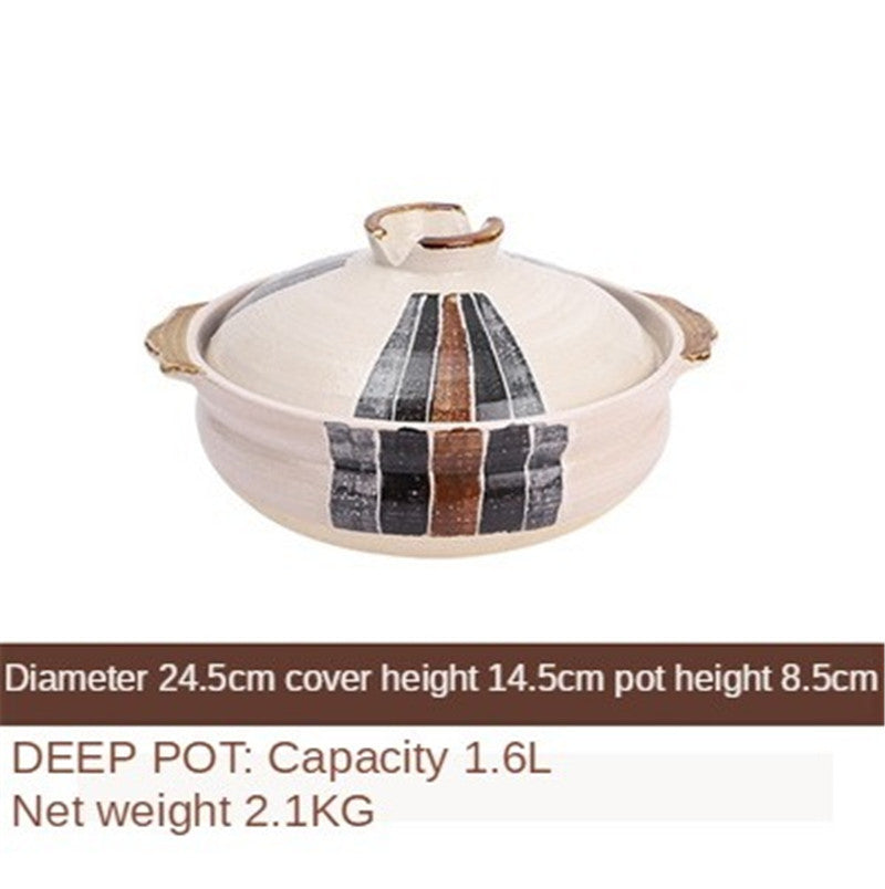 Stoneware Ceramic Casseroles-2