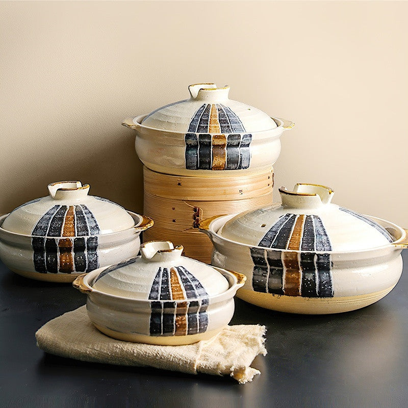 Stoneware Ceramic Casseroles-3
